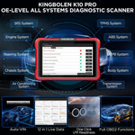 Kingbolen K10 PRO Full system OBD2 Scanner Auto Diagnostic tool 40 Resets ECU coding Active test