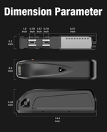 Fat bike 48V 20Ah Lithium-ion battery PACK 48V 50A electric fietsaccu with Samsung cells for 500W 750W 1500W E-bike E-scooter