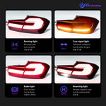AKD Car Styling tail light for BMW F30 Led tail light 2012-2018 320i tail lights Mistachterlichten DRL signal Auto-Accessorie