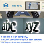 MINGDA MD-400D 3D-letterprinter 400*400mm high speed 3D FDM-printer for kanaalletters