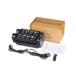 moving kop DJ-lighting LED Spider 80W RGBW stage lighting geluidsgeactiveerd DMX-512 for feest, pub, wedding, evenement, club
