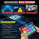 KINGBOLEN K10 PRO All System OBD2 Scanner diagnostic tool for All Cars topology map Voertuigscanner ECU coding CAN FD&DoIP