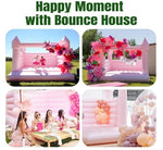 13x11.5x10FT commercial PVC pink bounce house inflatable bounce house outdoor for adults and kids with blower