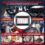 US EU Warehouse Launch X431 Pro TT full-feature diagnostic tool for the most 12V Cars OBD2 Scanner CAN FD & DoIP with 38 Rese