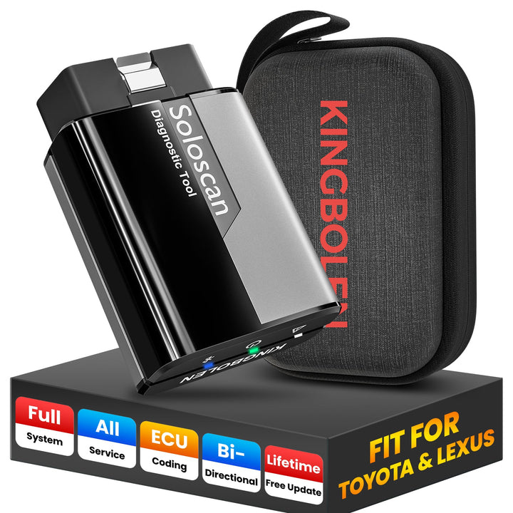 KINGBOLEN Soloscan for Toyota Full-system bidirectional vehicle Scan Tool OBD2 Scanner lifetime free updates