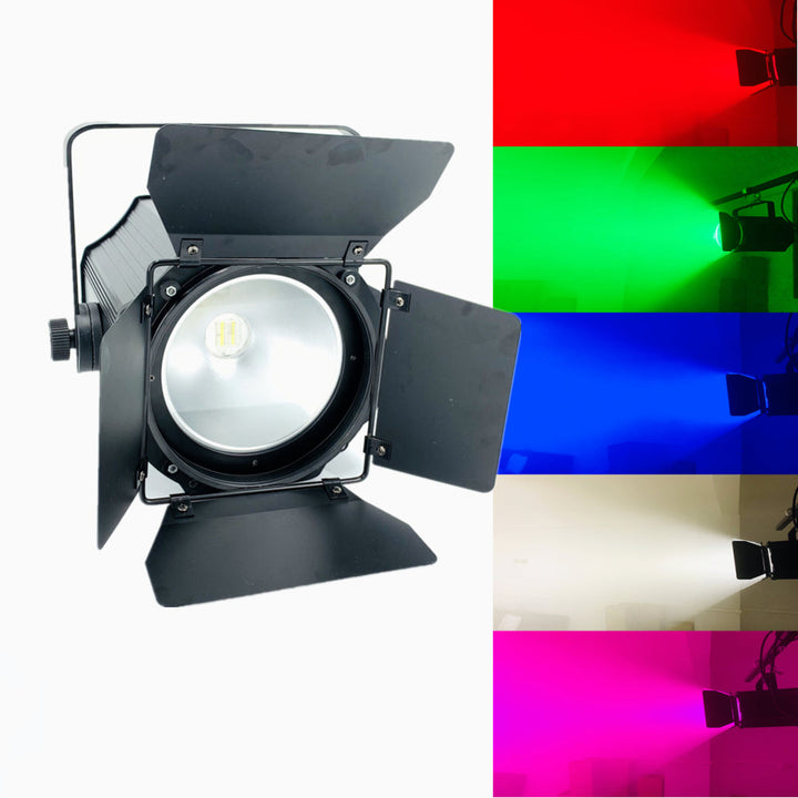 200W LED COB Par-lampen with barn doors 6IN1 RGBWA UV lineaire spots DMX512 stage lighting for bruiloften and DJ-lighting