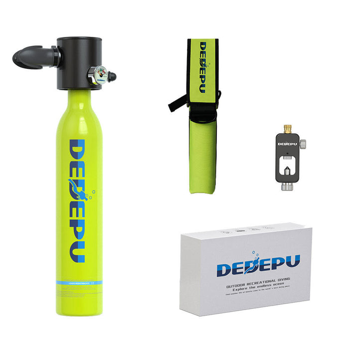 Dedepu 0.5l Scuba Tank Small Duiken Green Air Tank For Onderwater Sports