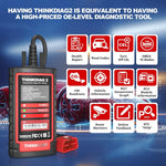 THINKCAR Thinkdiag2-support can Fd-Protocollen OBD2 Scanner All Software 1 year free updates Auto diagnostic tool