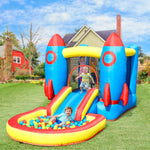 commercial Partij Inflatable Bounce Home Peuter Outdoor Indoor Bouncy castle Combo With Ball pit, Slide, Mand, Trampoline