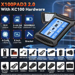 USA Warehouse XTOOL X100PAD3 Auto Key programmer Universal OBD2 Scanner ECU codingsdevice Full-system diagnostics Tool with K