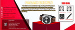 PAGANI DESIGN Herenhorloges Retro Panda Dial Quartz Watch Men Japan VK63 Chronograaf Saffierglas Polshorloge Men 2026new-1782