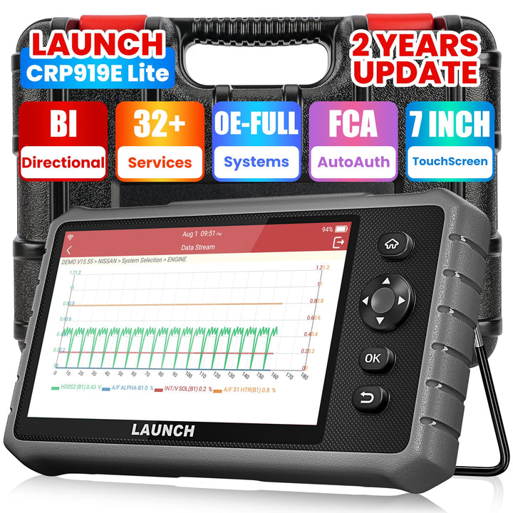 US EU Warehouse LAUNCH 2026 CRP919E Lite full-system diagnostics Auto tool OBD2 Scanner 28 Resets diagnostic Auto code reader