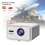 EU Stock 4K Support Projector Flixtone D9W Mini 2500 ANSI Lumen 1080P FHD Android LED Autofocus Home Theater Projector