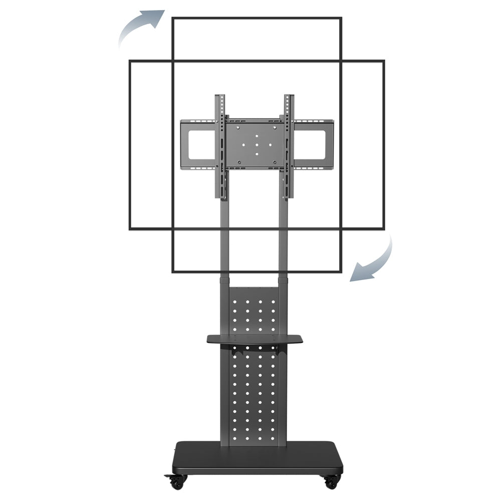 Unho universal Rotating Vertical Tv Vloerbevestiging Stand Bracket For 32-65 Inch Tv Stand Max Belasting 50Kg In height adjustable 130-160Cm