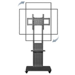 Unho universal Rotating Vertical Tv Vloerbevestiging Stand Bracket For 32-65 Inch Tv Stand Max Belasting 50Kg In height adjustable 130-160Cm