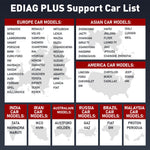 US EU Warehouse 2026 Ediag Plus 15 Reset function ECU coding Active test Professional All-System Diagnostics Tool