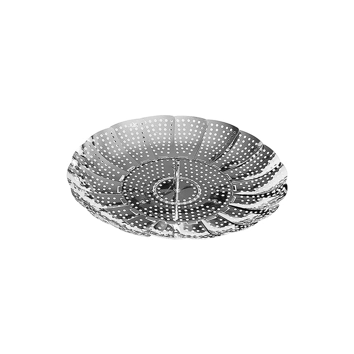 Stoompannen STAINLESS STEEL 24 Cm Groentenstoompan STAINLESS STEEL Kookpan Classic Passage Fackelmann Sluiting Bloemvormig Aanraakbaar