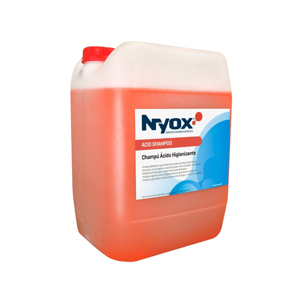 NYOX ACID SHAMPOO Citroenzuur Schuimende Car shampoo Borstelwas Actief Schuim Hard water Recycled water Low Schuimend Deterge