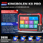 2026 KINGBOLEN K8 PRO bidirectional Besturing full system Auto OBD2 Scanner diagnostic tool with DoIP CAN FD lifetime free