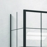 NICO-D6000S Modern Sliding Corner Shower Enclosure 180X70 4-Door Frameless with 6 mm Glass Stainless-Steel Frame for hotels