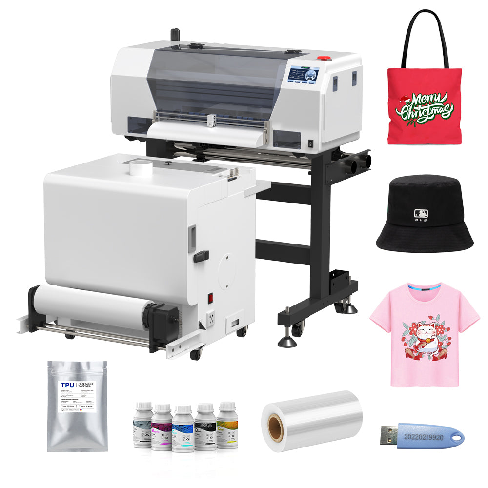 European Warehouse XP600 DTF Printer Printmachine Shaker Dryer DTF machine for Small Businesses A3 33CM Printer
