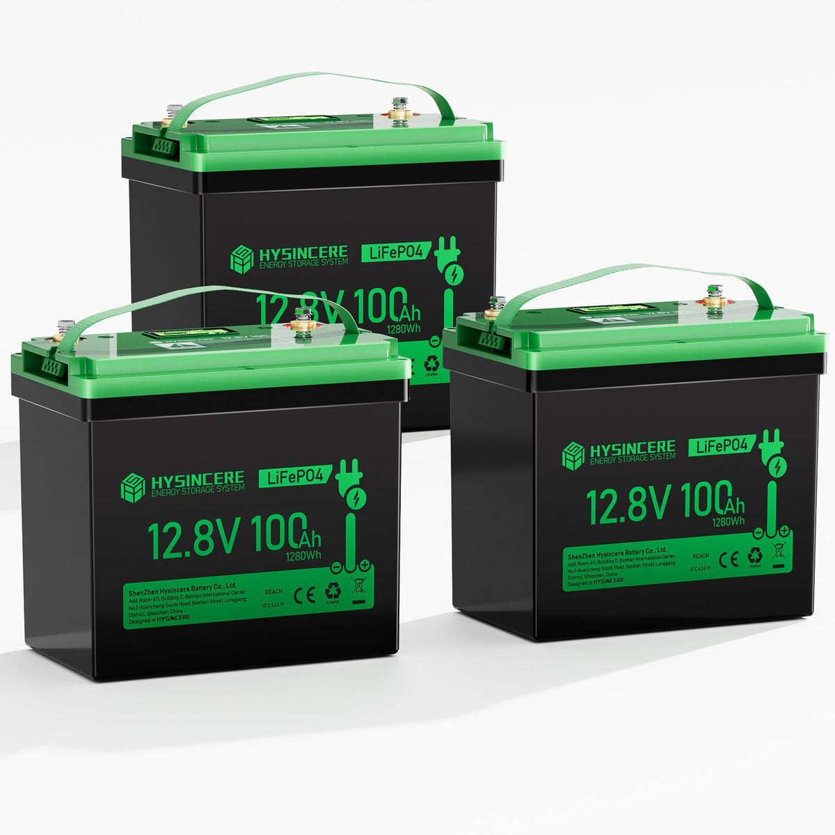 12,8V 100Ah Mini battery Pack 6000 cycles for camper, elektromotor, jacht, camping