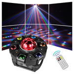 6-armige moving kop DJ-lamp with remote control 150W RGBW 4-in-1 LED DJ-stage lighting for disco, wedding, KTV, bar, club