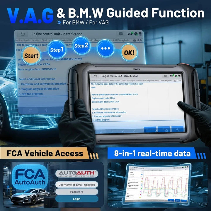 Germany EU Warehouse New XTOOL IP919 Pro OBD2 Diagnostic tool Automotive ECU Scanner Autosleutel Programming machine for all 