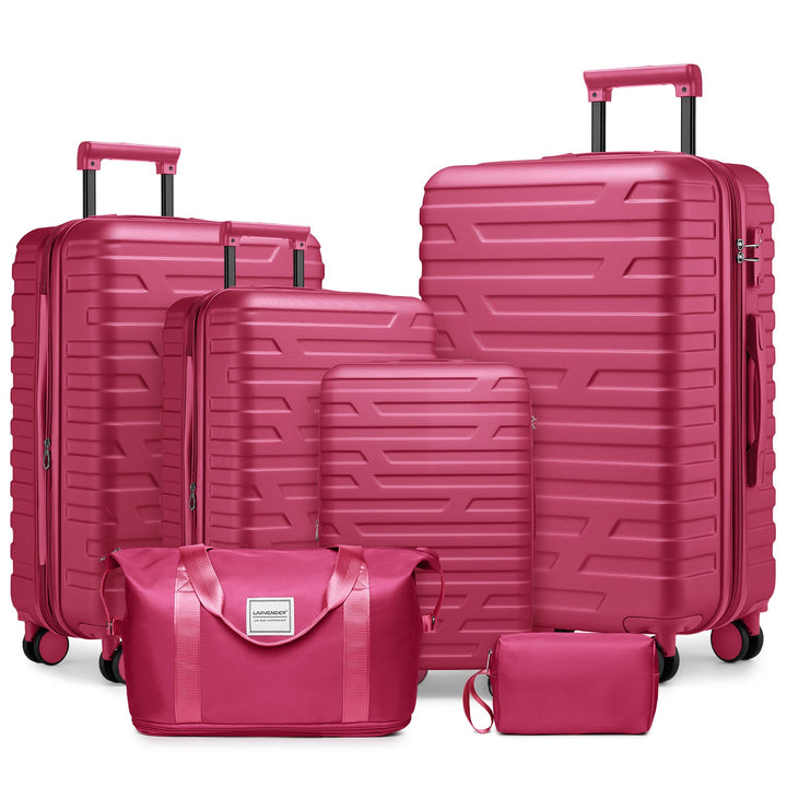 Amerikaans warehouse, high-quality luggage, fabrieksproduct, suitable for gezinnen, 6-piece kofferset, suitable for luchtvaartmaatschappijen, langdurig use, schoolreizen.