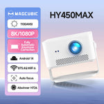 MAGCUBIC HY450MAX Android 14 Pico Smart Projector 1100ANSI 1080P Autofocus Short Throw high Kwaliteit LED Reclame Scherm 8K