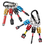 Germany warehouse Geinxurn Quick-Release Drill Chuck Keychain set, 1/4 Inch Hex Screwdriver Bit Adapter with Keychain