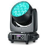 19x15W LED Moving Head light with RGBW-beamkleur and zoom-effect for clubs, bars, DJ's and discotheken