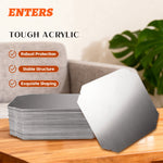 1000 sets DIY craft 50*50mm acrylic magnets with backing