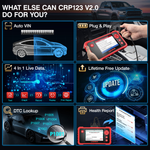 2026 LAUNCH CRP123 V3.0 Elite OBD2 scanner universal Car diagnostic scanner for ABS SRS Transmission Motor Scan Tool