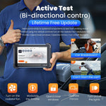 ThinkScan 672 professional car diagnostic tool CAN FD bidirectional 28 Reset IMMO full system free Auto OBD2 Automotive Scann