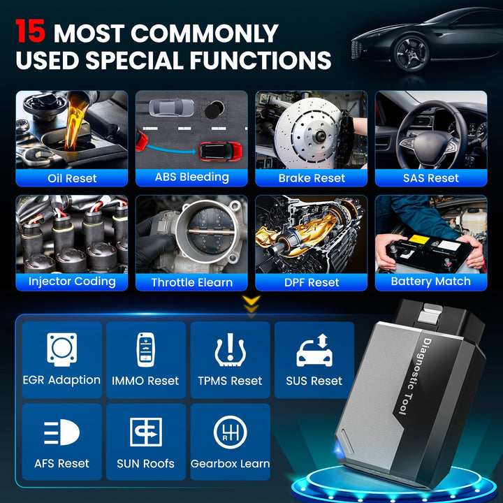 OBD2 Scanner Kingbolen Ediag Elite Bidirectional control Car diagnostics Tool Lifetime free Upgrades