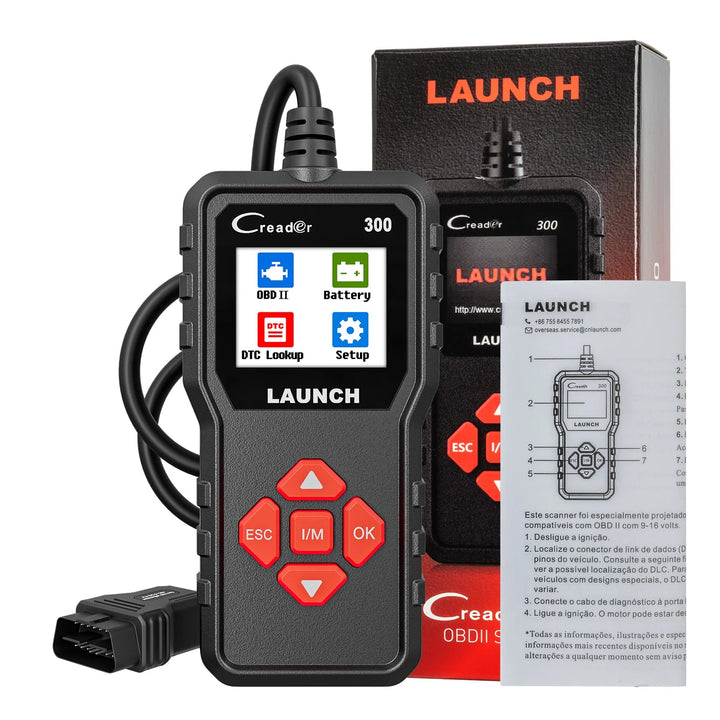 USA EU warehouse 2026 New LAUNCH Creader Elite CR300 Professional Car diagnosticstool Motor Fault code reader Lifetime free u