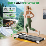 EU Stock portable Home Office Electric Treadmill with LED screen, manual Tilt adjustment, Quiet Motor, portable