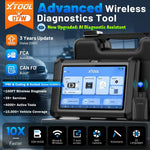 EU Stock XTOO D7W EU car diagnostic tool ABS code reader OBD2 Scanner for All Cars with key programming 39+ Reset