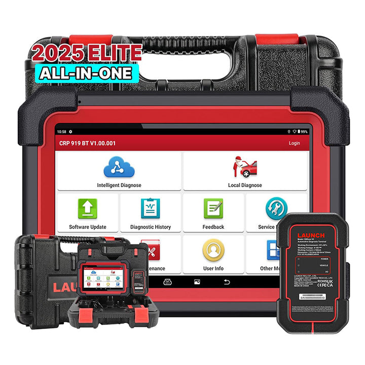 USA EU Warehouse LAUNCH X431 CRP919E BT Bidirectional Car full system Diagnostics Tool ECU coding OBD2 scanner