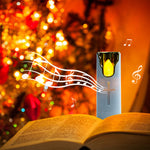 modern European Mini LED Koude White Rookvrije Gebedskaarsen Electronic Music Handheld Kaarslamp Nacht Church