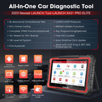 LAUNCH X431 Pro Elite All System OBD2 diagnostic Tools Auto Code reader Auto ECU coding with 32 Reset programming