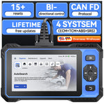 MUCAR 632 lifetime free update OBD2 scanner ABS ECM TCM SRS system DPF Oil Reset Actuator Control CANFD Car AI Diagnostics tool