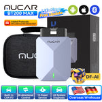 MUCAR BT200 MAX Bidirectional Automotive Tool ELM327 OBD2 Bluetooth scanner CANFD 15 Reset full system Diagnostics code reader
