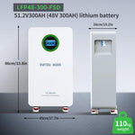 EU VS Overzeese stock 48V 51.2V 16KWh LiFePO4 Lithium-ion Batterijpakket 210A Thuis Zonne-energiesysteem DATOU BOSS