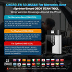 KINGBOLEN Soloscan for Mercedes-Benz Mb Sprinter Maybach Bluetooth OBD2 Scanner lifetime free updates