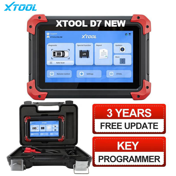 Nederland EU Free shipping XTOOL D7 EU Auto Bidirectional Diagnostics Tool OBD2 Scanner ECU coding IMMO Key programmer 36 Res