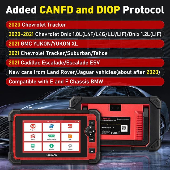 LAUNCH X431 Crp919e Oe-Level Diagnostiek All systems 31 + Servicefunctions Bidirectional control ECU coding Diagnostic tool