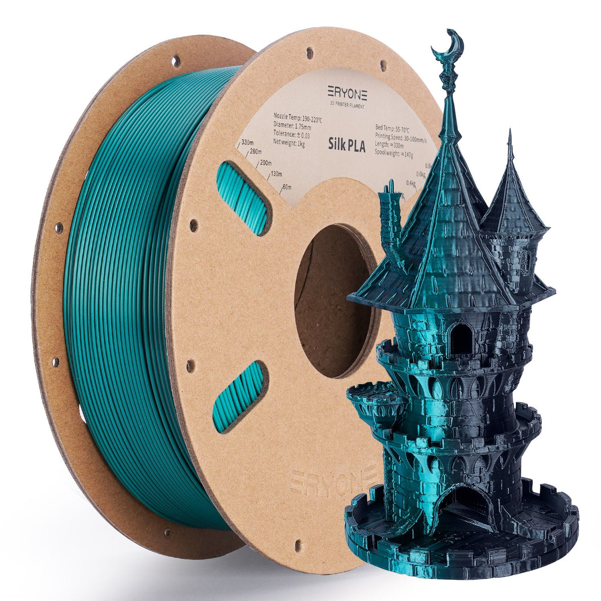 ERYONE Silk PLA Dual-color 1.75MM Filament - Guangdong manufacturer