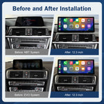 RoadTop 12.3 Wireless CarPlay Linux Multimedia display for BMW Series 3 4 F30 F31 F32 F33 F34 F36 2012-2018 Android Car Airplay